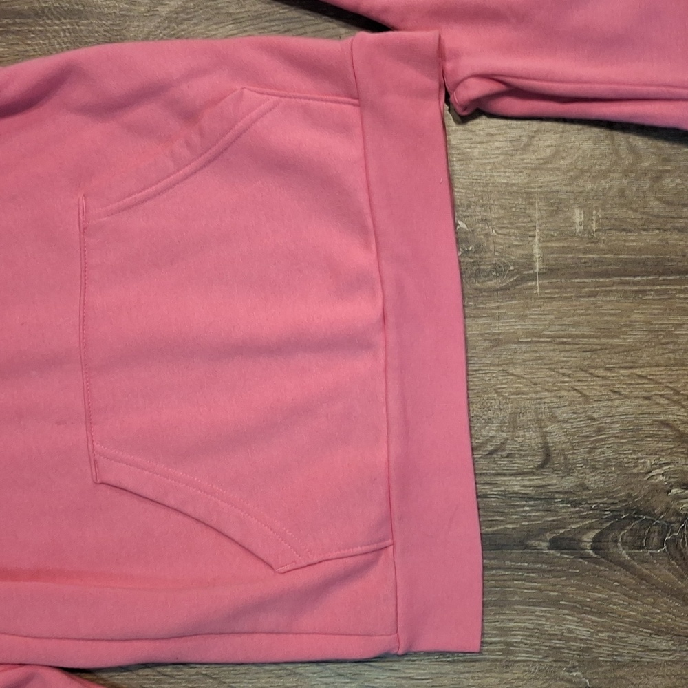 Girls Adidas Vibrant Pink Tracksuit MED. D - Picture 4 of 8